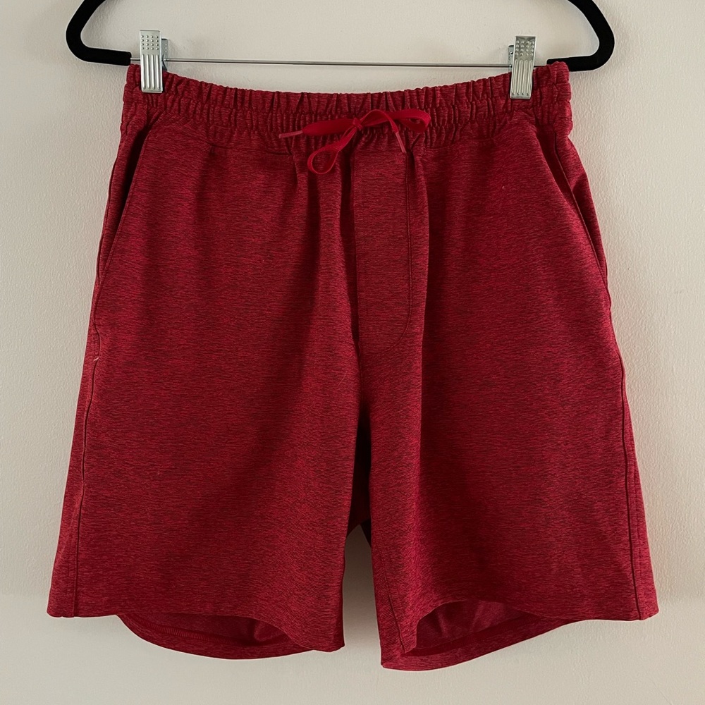 Outdoor Voices 7 inch Sunday shorts, size Small in brick red.